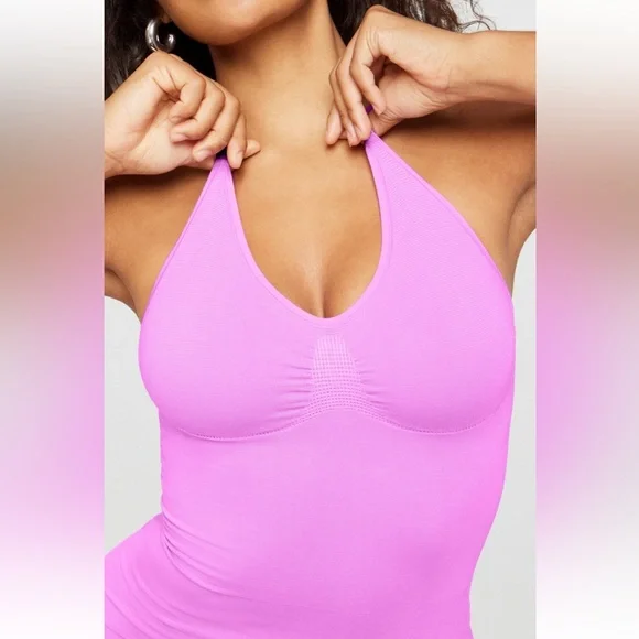 Fabletics+Yitty Smooth As Hell Shaping Maxi Dress/Slip | New | Grape Soda | XS - Picture 3 of 12